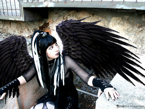 Porn brianlamontburgess:  black angel - goth girl photos