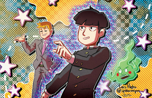 Here’s some Mob Psycho 100 fanart I did! Hope ya like it! :D