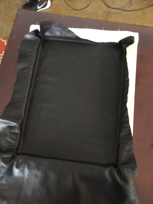 ohbuckle:  Compression Piped Leather  (As with all leather, remember to use a teflon presser fo
