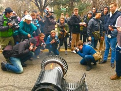 stevishabitat:  what-grace-has-forgiveness: blue–folder: Every time I see news coverage of a protest I remember this image of a single overturned trashcan in front of The Washington Post building the thrilling sequel  