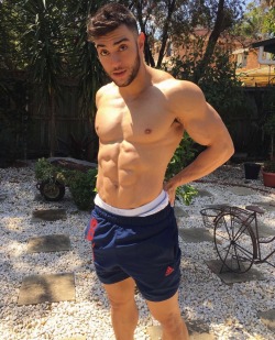 Showing Off His Hot Body