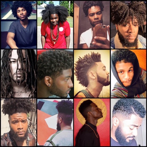 Black men Hair flourishing 