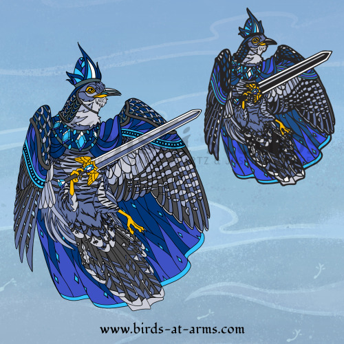 Every pin is unlocked and I’ll be making the full illustration of the Mage Priest Magpie! Just 5 hou