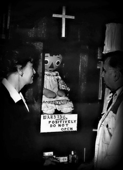 marijuanastains:  the real Annabelle doll from The Conjuring. 