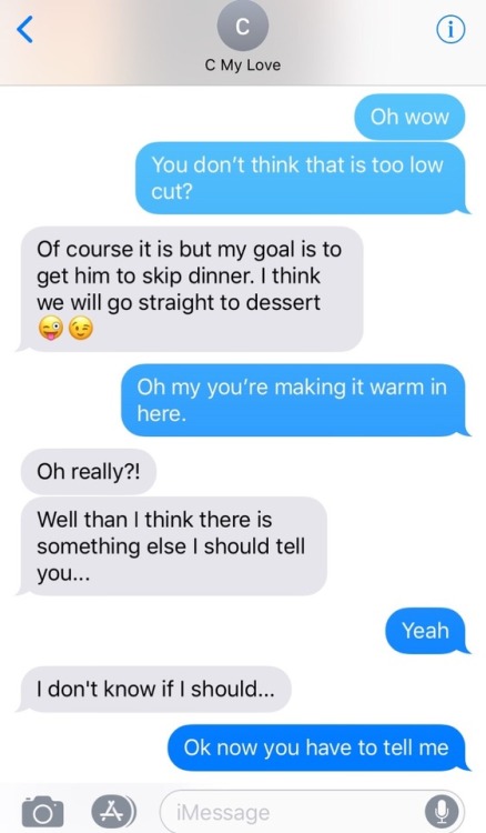 dfunny1985:  Wife went out with an ex last Friday night. She came home and gave me the details. Needless to say it was a great feeling she had seeing her ex and catching up