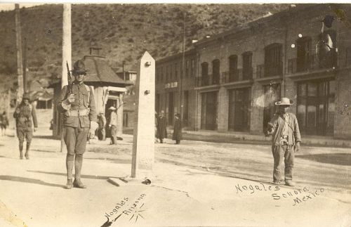 A short war with Mexico &mdash; The Battle of Ambos Nogales, 1918In 1918 tensions along the Unit