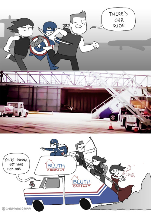 chapmangamo:  A quick warm-up in honour of the best 0.5 second cameo in Civil War. (and some context