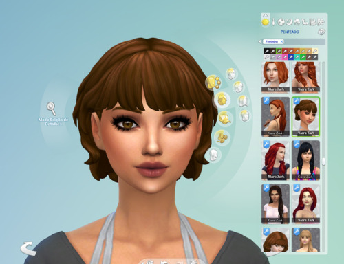 zurkdesign: Kylie Hairstyle Download New hair for your Sims, I hope you like! Available in default t