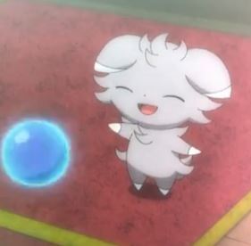 pokemon-global-academy:  Espurr  (ニャスパー Nyasper) - Restraint Pokémon  It has enough psychic energy to blast everything within 300 feet of itself, but it has no control over its power.  