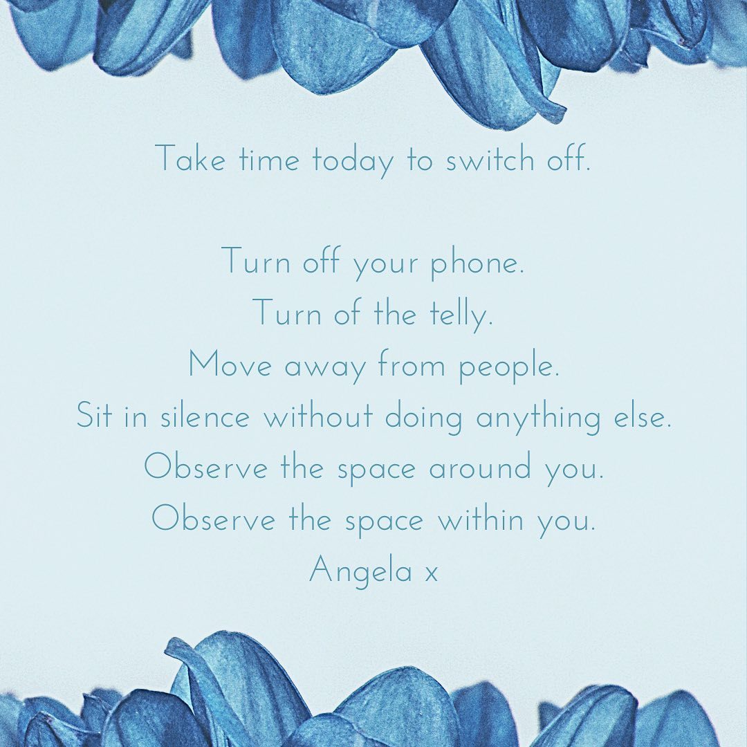 <p>Do this…..💙<br/>
#selfcare #silence #switchoff #reflection <br/>
<a href="https://www.instagram.com/awen_natural_therapies/p/CYmsoLahx8F/?utm_medium=tumblr" target="_blank">https://www.instagram.com/awen_natural_therapies/p/CYmsoLahx8F/?utm_medium=tumblr</a></p>