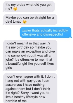 spocify:  dreanning:  supermcn4sty:  do fuck boys think its a game when you say your gay? do they think its some excuse to spare their pathetic lil feelings? some guys may not realize this but treating gay girls especially more femme lesbians like they’re