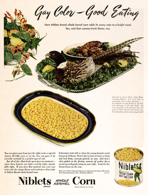 Green Giant Niblets Corn, 1946