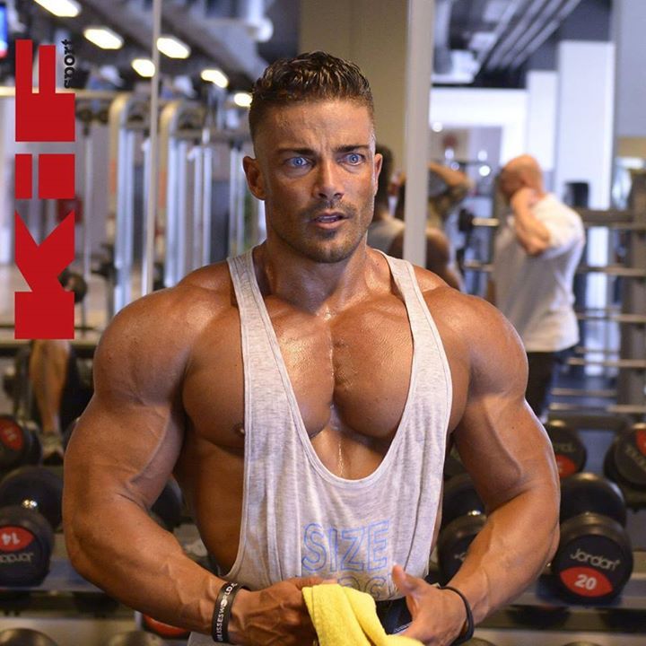 Huge male pecs morph