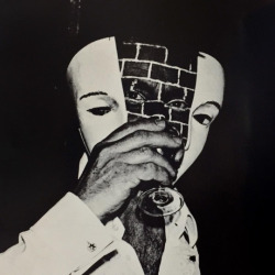   a masked man at the palace, paris, 1978, from “cuff links”, 2002.  