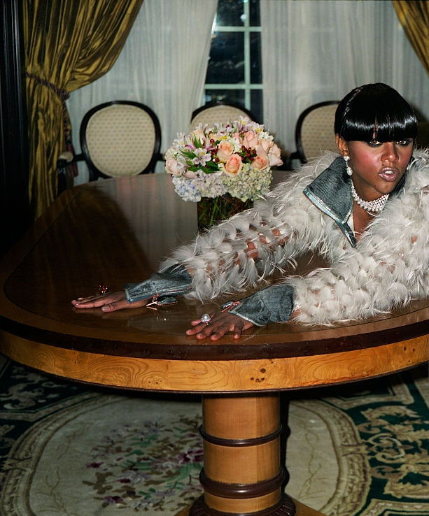 surra-de-bunda: Lil’ Kim in W Magazine (Sept. 2005) | Photography by Gillian Laub