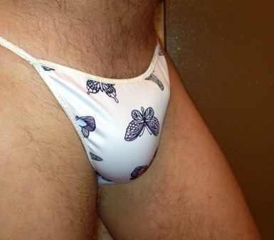 hungry4cockypanties:  Hope y'all like my butterfly panties, my wife loves them  ;) Lovely! Did you know that the butterfly is the symbol for crossdressers! ~H4CP 
