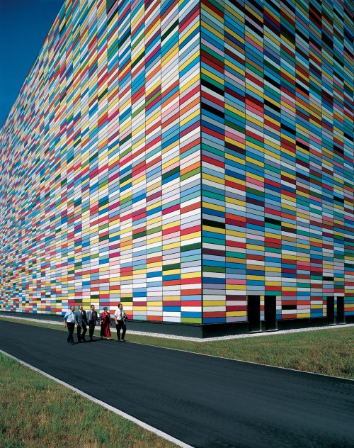 enochliew:  Sedus Development Centre by Sauerbruch Hutton A warehouse for Sedus Stoll AG, a manufacturer of office furniture. 