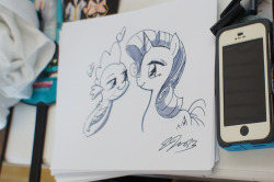 Bakpony:  Jj’s Sketches From Gala Con 2013. Part  1/5.  My Good Friend Bak Took