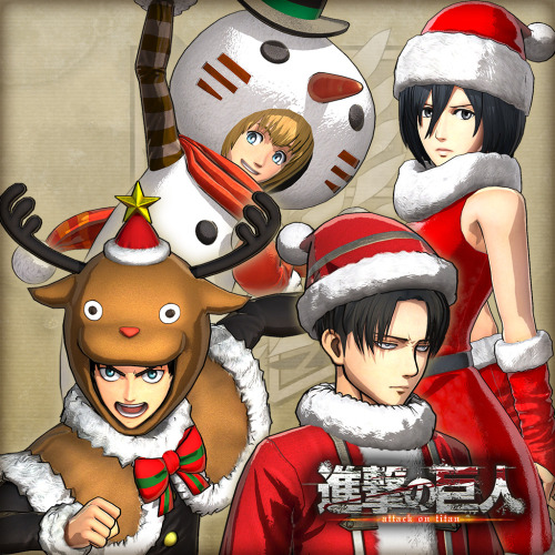 First look at Armin, Eren, Levi, and Mikasa’s “Christmas” adult photos
