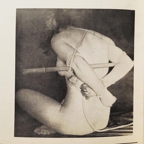 Classic japanese kink mag showing Shibari. #shibari #kinbaku #ropebondage #bdsm #kink #fetish #japan