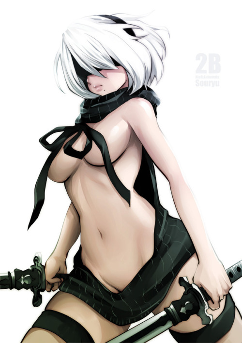 NieR: Automata Sexy 2B artwork by Souryu.