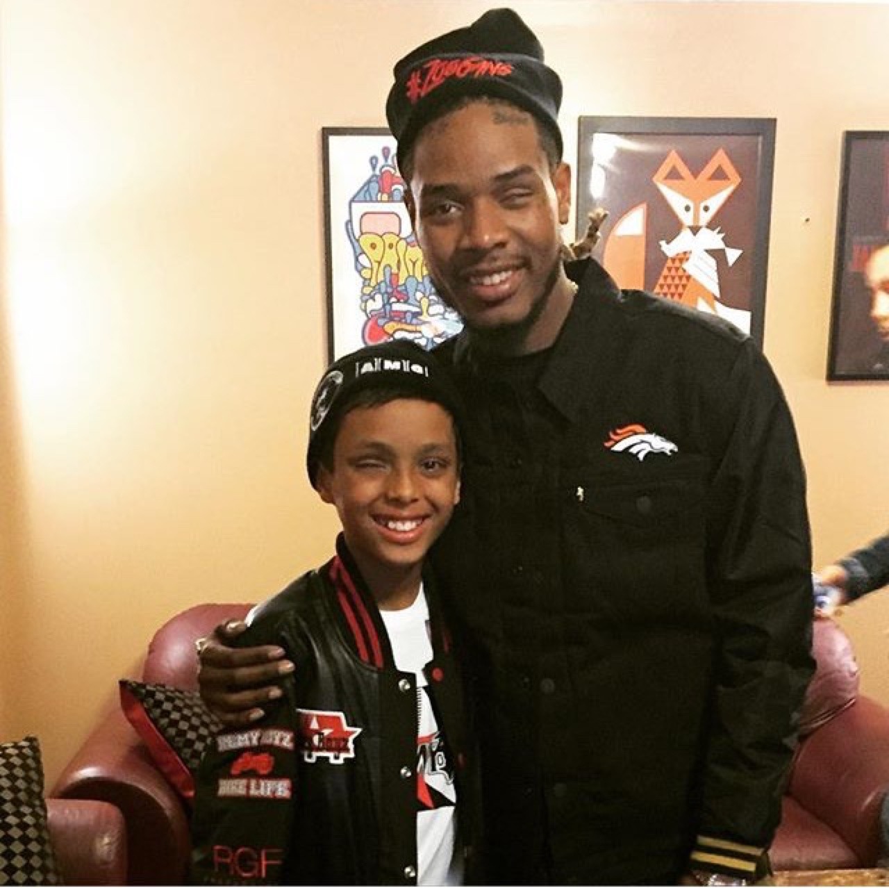 kingfetty1738:  This picture is so beautiful. Fetty Wap and Jayden were finally able
