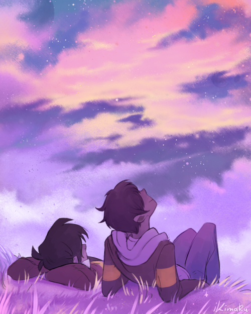 insert ‘you know who else is beautiful’ joke herethere were some suggestions for a klance stargazing pic!  *:･ﾟ✧  