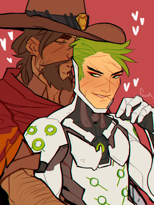 gartblog: My mcgenji secret santa for @marelauniciorn They asked for a few prompts but i couldnt mak