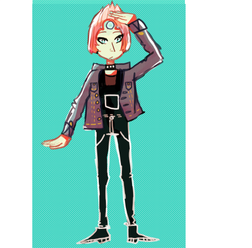 flowrprince:  doodles Pearl in what i was wearing today because sometimes you just gotta