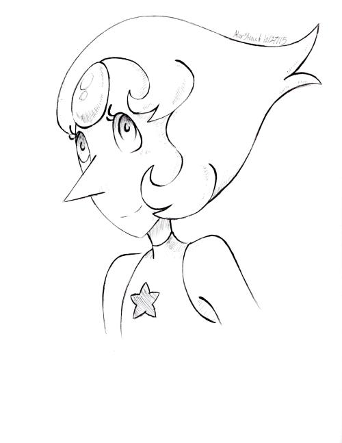 cobaltcity:  I think I’m getting used to drawing Pearl ;w; 