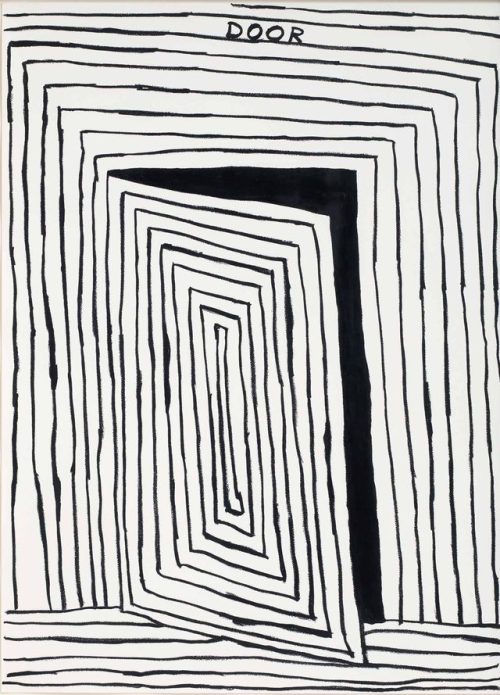David Shrigley (British, b. 1968, Macclesfield, England, resides Glasgow, Scotland) - Untitled (Door