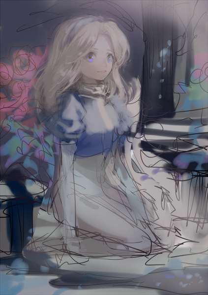 fumomoblog:  マリア～　2枚目は1枚目のラフです。色々迷いながら描いたら大分違う絵になりました・・・厚塗りあるあるですね  今月は（いつもより）忙しいのでPC触ってもなかなか趣味絵描けないかも！