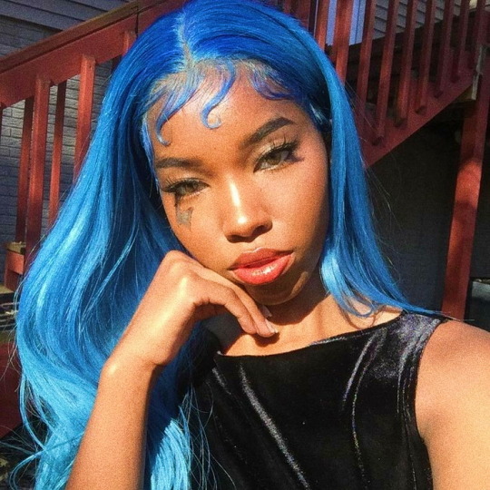 31 Top Pictures Black Person With Blue Hair : Image About Blue Hair In ...