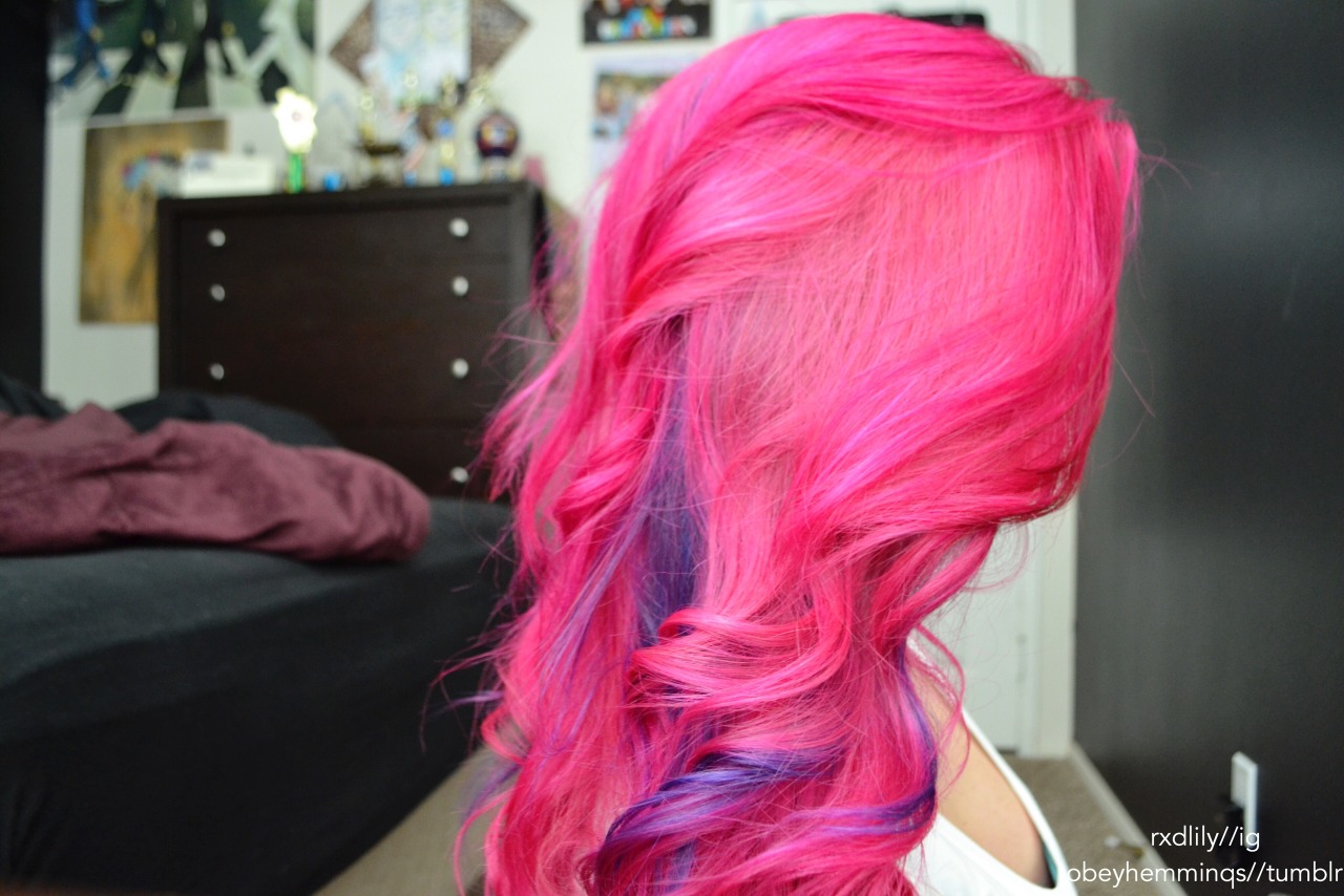 obeyhemminqs:  pink hair was such a good time ig | rxdlily 