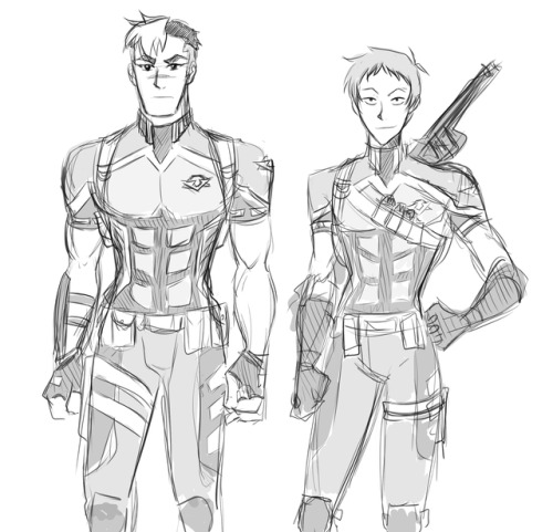 blk-l: Garrison Special Forces AU (GSF) Shiro is the best in the unit and leads a small team of spec