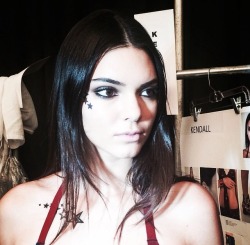 jenner-news:  thesocietynyc: “#NYFW @kendalljenner preparing for the catwalk” 