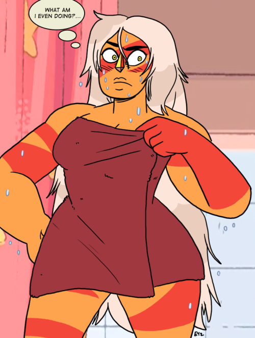 eyzmaster:  Steven Universe - Jasper 11 by theEyZmaster Last #showerseries Alright. I’m getting kinda bored of these - sorry! (Aside from the occasional shower series commission, I guess)Time to move on to new ideas.    O //O <3
