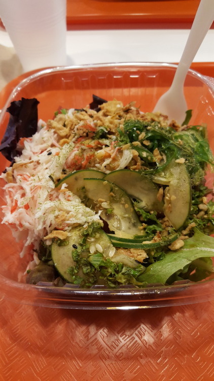 SUMMER STAYCATION 2017: Poke bowl from the Poke Bar in Los Angeles. Think of it like sushi, only not