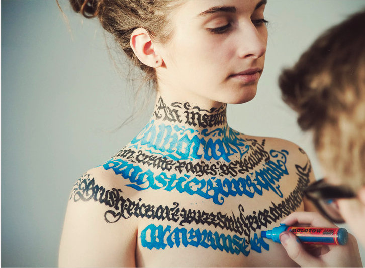 cross-connect:  Featured Curator of the Week: Byron Galán [Betype] Calligraffiti