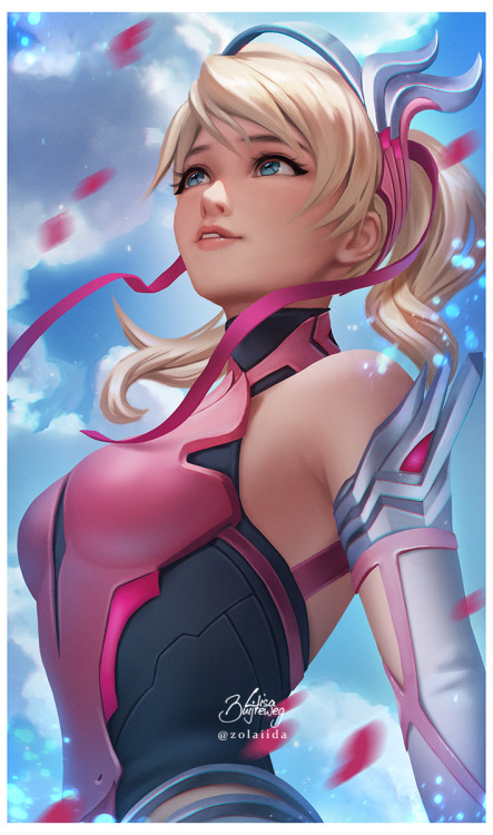 zolaida:Pink MercyI was super happy to be able to support the Breast Cancer Research by buying her a