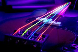 takethedamncash:  Glow-In-The-Dark Neon Guitar