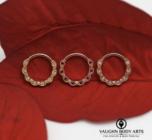  These “Violet” seam rings we received from BVLA are simply stunning and would look amaz