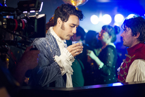 waititi:Cori Gonzalez-Macuer,Jonny Brugh, Jemaine Clement, and Taika Waititi on the set of What We D