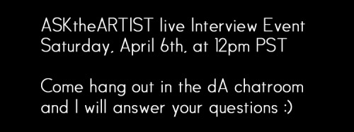 maid-en-china:  I’m back from Sakura-Con! :D It was great meeting everyone!  In other news, I will be participating in ASKtheARTIST interview this Saturday, April 6th, 2013 at 12pm PST. Come by and hang out in the dA chat room for a live interview