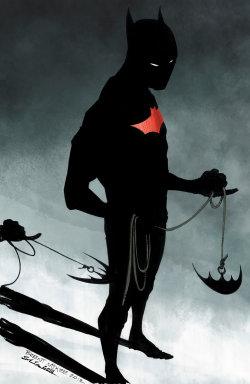 comicsbeforecandy:  Batman Beyond Sketch By Brent McKee by JoshJ81