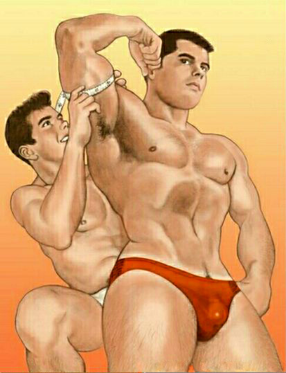 smalldickpride:  Amazing drawing! His little dick is completely visible.