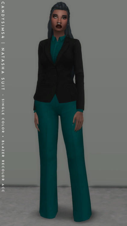 NATASHA SUITA two piece outfit that comes with a blazer and pants matching colors.You can have both 