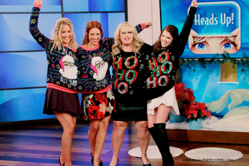 Anna Kendrick - On The Ellen DeGeneres Show with her Pitch Perfect 3 co-stars Anna Camp, Rebel Wilso