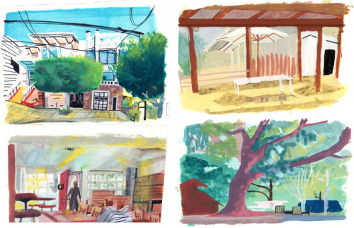 some pages from my summer sketch book