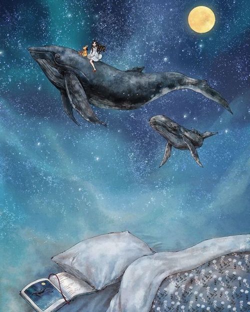sixpenceee: Happiness in living alone by artist Aeppol. Her Instagram &amp; 